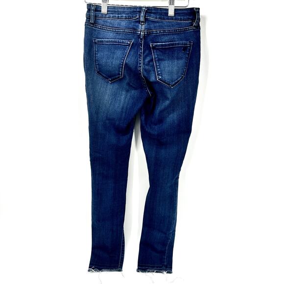 William Rast Jeans Womens 26 Ankle Skinny Distressed Busted Knees Stretch Denim - Picture 4 of 10